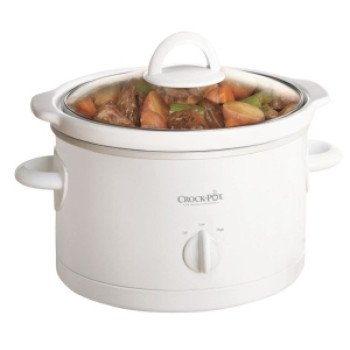 Crock-Pot 2135591 Slow Cooker, 3 qt Capacity, 110 VAC, 3200 W, Manual, Stainless Steel/Stoneware, Silver