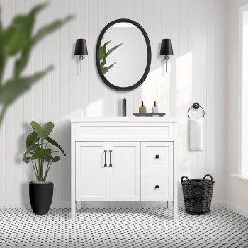 NORD V3722MAG VANITY WHT 36X21