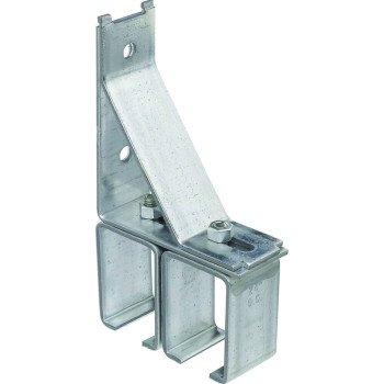 National Hardware N104-414 Box Rail Bracket, 4-25/32 in W x 1-3/4 in D x 8-1/16 in H Dimensions, Steel, Galvanized