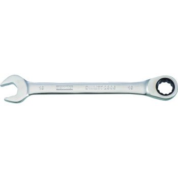 DeWALT DWMT72306OSP Combination Wrench, Metric, 18 mm Head, 9-7/32 in L, 12-Point, Chrome, Comfort-Grip Handle