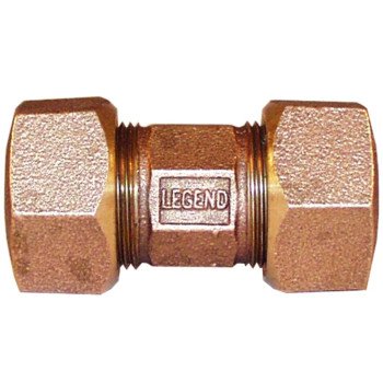 Legend 313-155NL Tube Pipe Union, 1 in, Compression