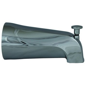 Plumb Pak PP825-36 Bathtub Spout, 2-3/4 in L, 3/4 in Connection, IPS, Chrome Plated, For: 1/2 in or 3/4 in Pipe