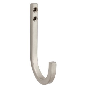 National Hardware Reed N337-904 Multi-Purpose Hook, 60 lb, Steel, Satin Nickel