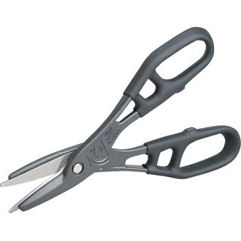 Malco Andy Snip MC12NG Combination Snip, 12 in OAL, 3 in L Cut, J-Channel Cut, Steel Blade, Loop Handle, Charcoal Handle