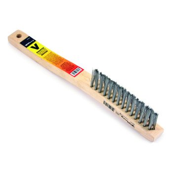 Forney 70523 Scratch Brush, 0.014 in L Trim, Stainless Steel Bristle