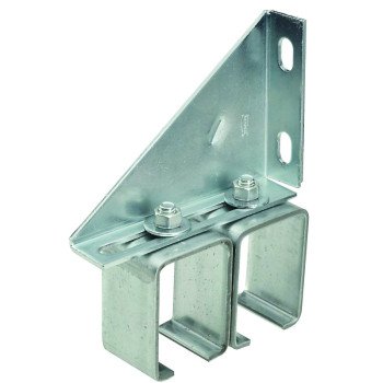 National Hardware N104-786 Double Box Rail Bracket, Steel, Galvanized