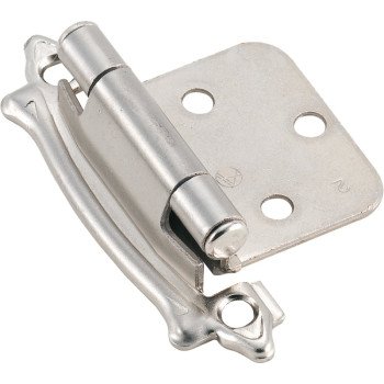 Amerock BPR7329G9 Cabinet Hinge, Sterling Nickel