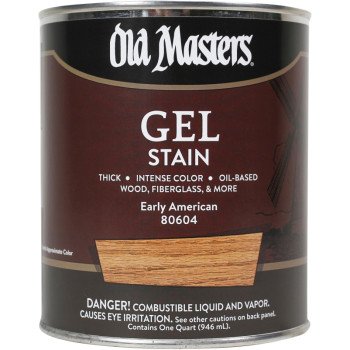 Old Masters 80604 Gel Stain, Early American, Liquid, 1 qt, Can