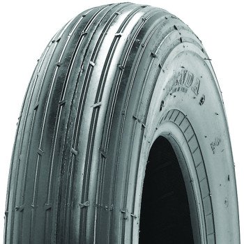 MARTIN WHEEL 408-2LW-I Wheelbarrow Tire, Ribbed Tread