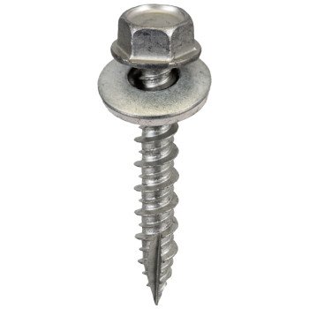 Acorn International SW-MW142G250 Screw, 2 in L, High-Low Thread, Hex Drive, Type 17 Point, Galvanized, 250 BAG