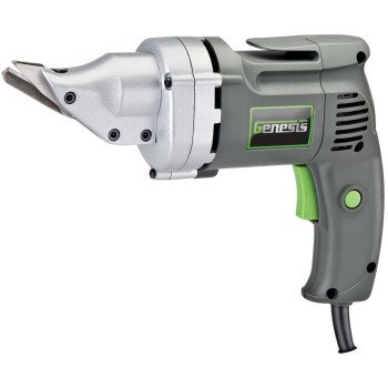 Genesis GES40 Electric Shear, 4 A, 14 ga Aluminum, 18 ga Steel, 20 ga Stainless Steel Cutting Capacity