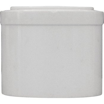 IPEX 435635 Pipe Plug, 1-1/2 in, Male Spigot, PVC, White, SCH 40 Schedule