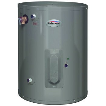 Richmond Essential Series 6EP30-S Electric Water Heater, 120 V, 2000 W, 30 gal Tank, 0.9 Energy Efficiency