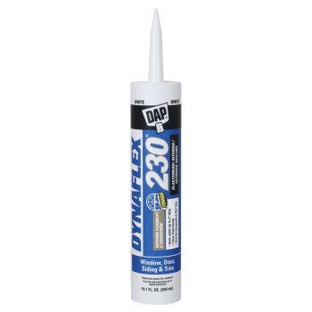 DAP 18275 Premium Sealant, White, 1 day Curing, 40 to 100 deg F, 10.1 oz Cartridge