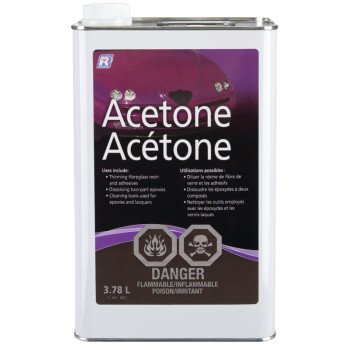 Solvable 53-264 Acetone, Liquid, Pungent, 3.78 L