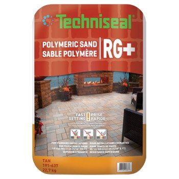 Techniseal RG+ Series 191-637 Polymeric Sand, Tan, 22.7 kg Bag