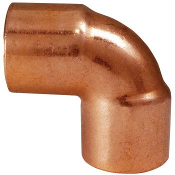 Elkhart Products 82503 Pipe Elbow, 1/2 in, Sweat, 90 deg Angle, Copper