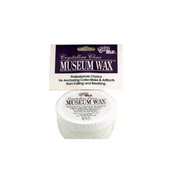 QuakeHold 55111 Museum Wax, Clear, 4 oz Jar