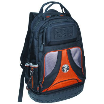 Klein Tools Tradesman Pro Series 55421BP-14 Backpack, 7-1/4 in W, 20 in D, 14-1/2 in H, 39-Pocket, Polyester