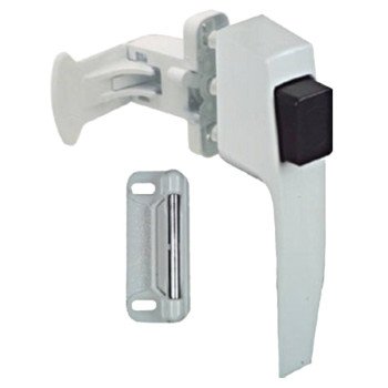 National Hardware V1326 Series N213-165 Pushbutton Latch, Zinc, 5/8 to 2 in Thick Door