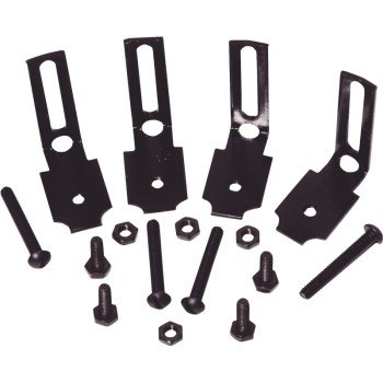 Village Ironsmith ND125 Rail Fastener, Black, For: 1-1/4 in Classic and Metropolitan Rail Systems