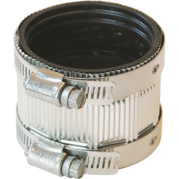 FERNCO PNH-22 No Hub Coupling, 2 in, No Hub, PVC, 4.3 psi Pressure