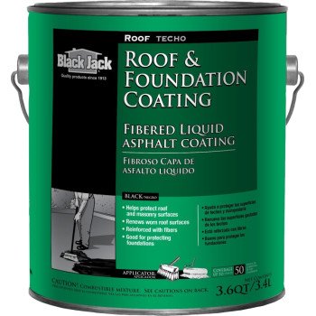 Gardner 0101-GA Roof Coating, Black, 3.4 L, Liquid