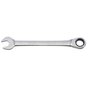 DeWALT DWMT72307OSP Combination Wrench, Metric, 19 mm Head, 9-11/16 in L, 12-Point, Chrome, Comfort-Grip Handle
