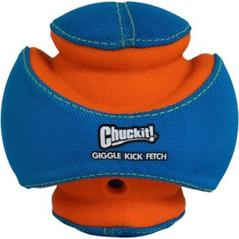 Chuckit! 47019 Dog Toy, One Size, Giggle Kick Fetch, Foam/Polyester Fabric/Rubber