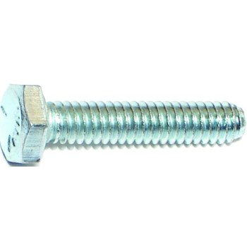 Midwest Fastener 00255 Cap Screw, 1/4-20 in Thread, 1-1/4 in L, Coarse Thread, Hex Drive, Zinc, Zinc, 100 PK