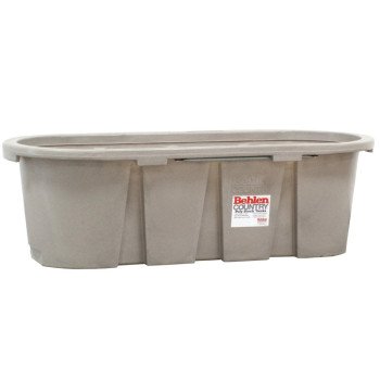 Behlen Country 52112027GT Farm Stock Tank, Round, 150 gal Capacity, Polyurethane, Granite Tan