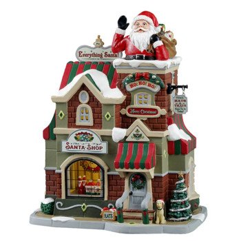 LIC LTD 35039 The Santa Shop, Caddington Village, Porcelain