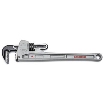 Crescent CAPW18 Pipe Wrench, 0 to 2-7/8 in Jaw, 18 in L, Aluminum, Powder-Coated