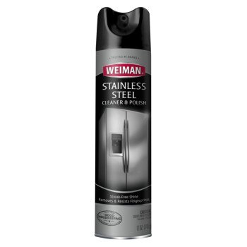 Weiman 2 Cleaner and Polish, 12 oz Aerosol Can, Emulsion, Floral, White