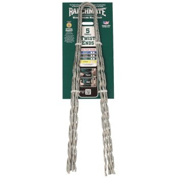 Ranchmate STE-14-9C Twist End, Small, Steel, Green, Galvanized, For: 14 ga Barbed Wire, 9 ga Smooth Wire