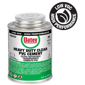 Oatey 308763V Heavy-Duty Medium Set Cement, 16 oz Can, Liquid, Clear