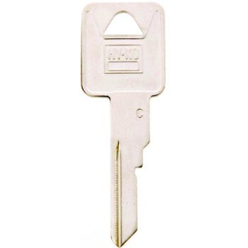 Hy-Ko 11010B63 Key Blank, Brass, Nickel