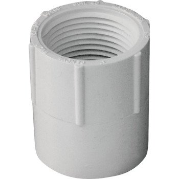 IPEX 435561 Pipe Adapter, 1 in, Socket x FPT, PVC, SCH 40 Schedule