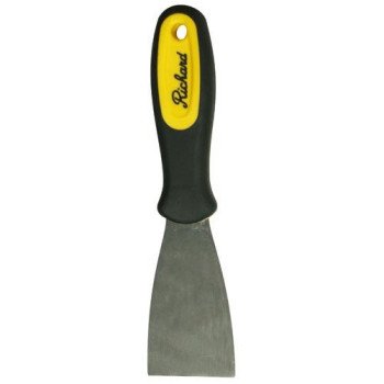 Richard RUB-2F Flexible Putty Knife, 2 in W Blade, HCS Blade, Santoprene Handle, Ergonomic Handle