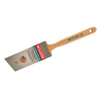 Wooster 4153-1-1/2 Paint Brush, 1-1/2 in W, 2-7/16 in L Bristle, Nylon Bristle, Sash Handle