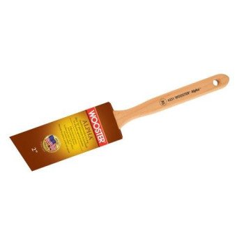 Wooster 4231-2 Paint Brush, 2 in W, 2-11/16 in L Bristle, Synthetic Fabric Bristle, Sash Handle