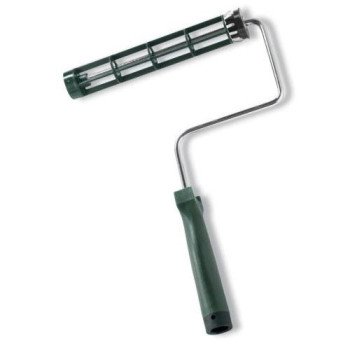 Wooster R017-14 Roller Frame, 14 in L Roller, Polypropylene Handle, Threaded Handle, Green Handle